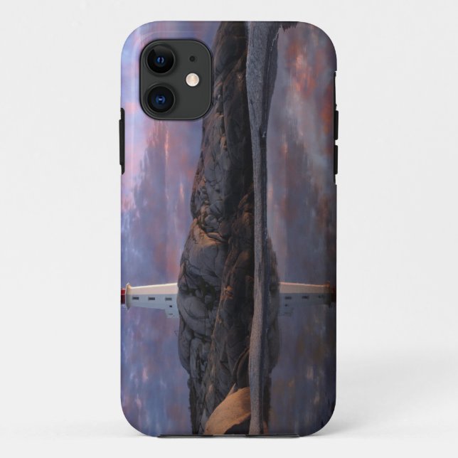 Capa Para iPhone Da Case-Mate Piscina da maré pelo farol (Verso)