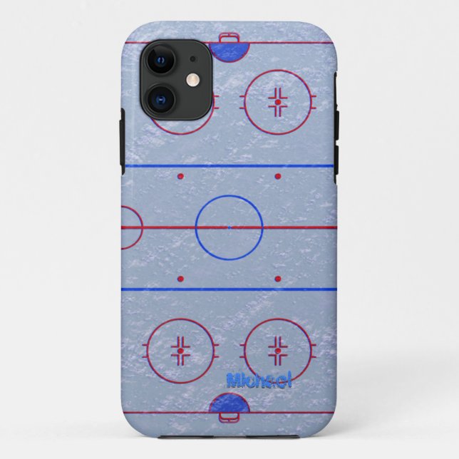 Capa Para iPhone Da Case-Mate Pista de gelo do hóquei (Verso)