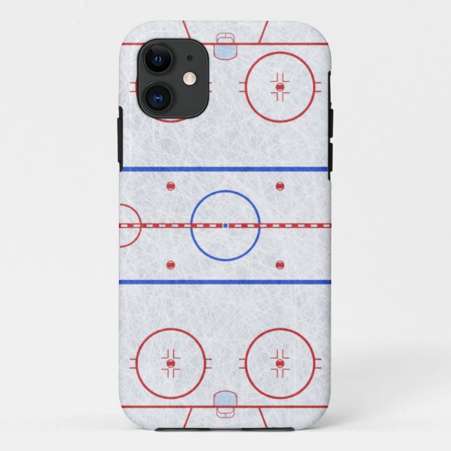 Capa Para iPhone Da Case-Mate Pista do hóquei em gelo (Verso)