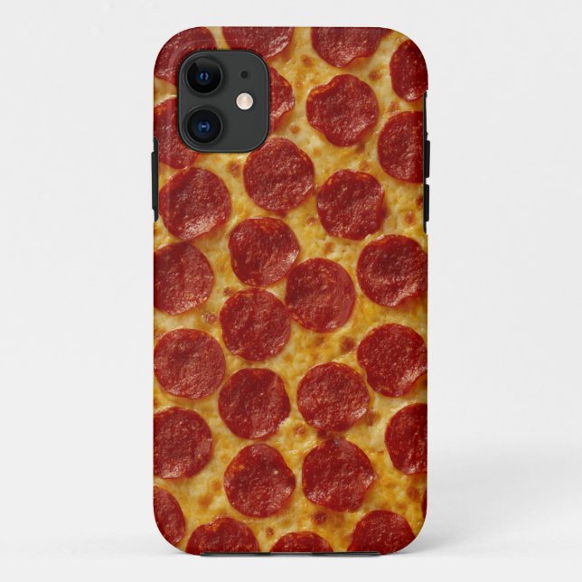 Capa Para iPhone Da Case-Mate Pizza de Pepperoni (Verso)