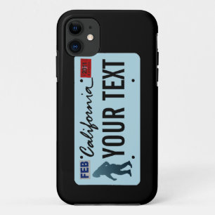 Capa Para iPhone Da Case-Mate Placa de Licença Sasquatch da Califórnia
