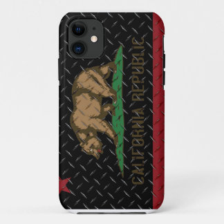 Capa Para iPhone Da Case-Mate Placa do carvão da república de Califórnia