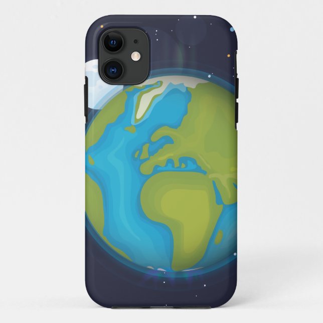Capa Para iPhone Da Case-Mate Planeta Terra (Verso)