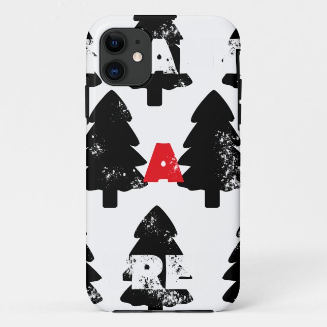 Capa Para iPhone Da Case-Mate Plante um padrão de árvore (Verso)