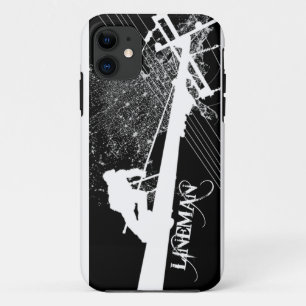 Capa Para iPhone Da Case-Mate Poder do lineman ele acima da capa de telefone