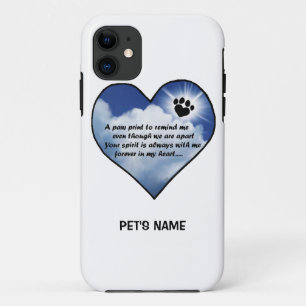 Capa Para iPhone Da Case-Mate Poema do memorial de Pawprint