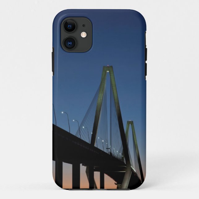 Capa Para iPhone Da Case-Mate Ponte do Jr. de Arthur Ravenel no crepúsculo (Verso)