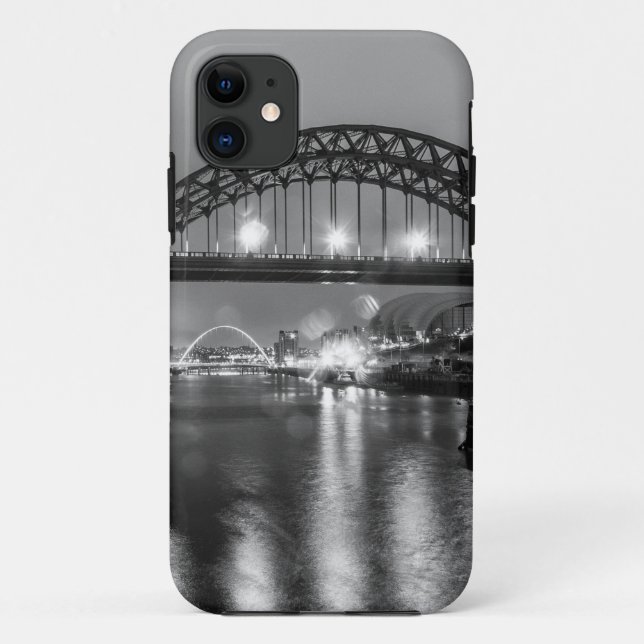 Capa Para iPhone Da Case-Mate Ponte Tyne à Noite (Verso)