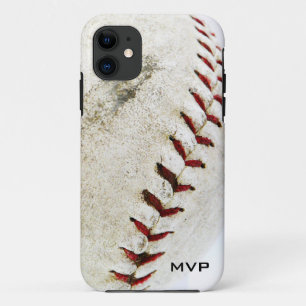 Capa Para iPhone Da Case-Mate Pontos do basebol ou do softball do vintage