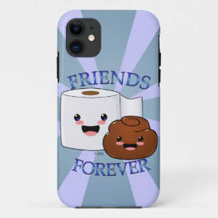 Capa Para iPhone Da Case-Mate Poo e papel higiénico BFFS