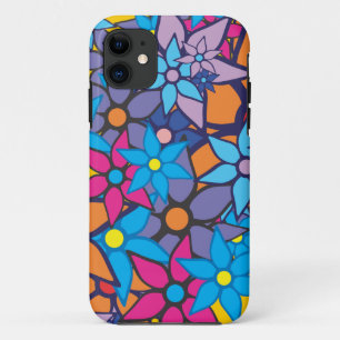 Capa Para iPhone Da Case-Mate Pop art floral do teste padrão