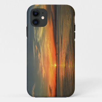 Capa Para iPhone Da Case-Mate Por do sol sobre a baía de Jamaica na praia de