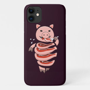 Capa Para iPhone Da Case-Mate Porco engraçado que come bifes dse