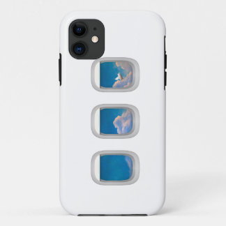 Capa Para iPhone Da Case-Mate porco voador pela janela do avião capa de iphone