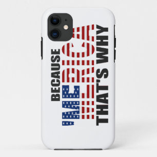 Capa Para iPhone Da Case-Mate PORQUE caso do iPhone 5 da bandeira de MERICA É