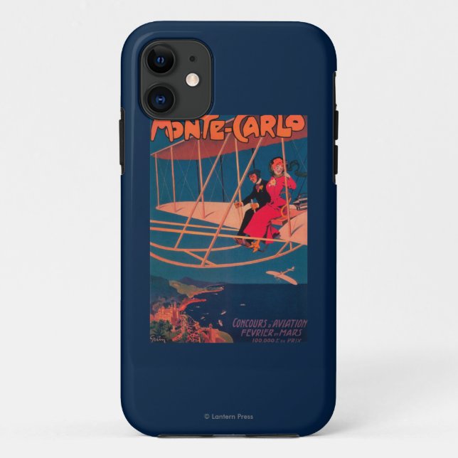 Capa Para iPhone Da Case-Mate Poster de esporte da aviação (Verso)