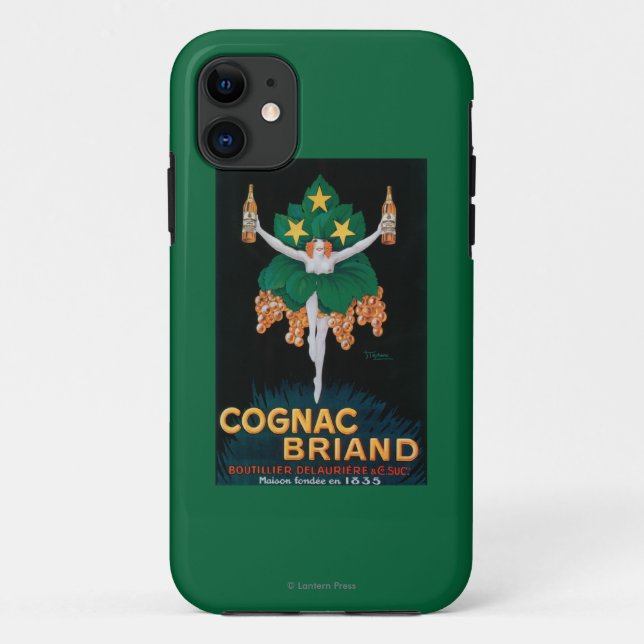 Capa Para iPhone Da Case-Mate Poster do promocional de Briand do conhaque (Verso)