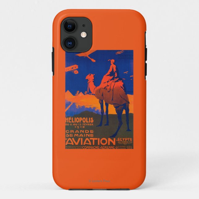 Capa Para iPhone Da Case-Mate Poster francês do promocional da linha aérea (Verso)