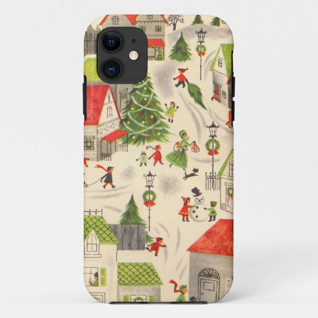 Capa Para iPhone Da Case-Mate Pouca vila do Natal (Verso)