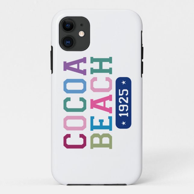 Capa Para iPhone Da Case-Mate Praia 1925 do cacau (Verso)