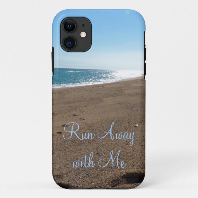 Capa Para iPhone Da Case-Mate Praia funcionada afastado comigo citações (Verso)