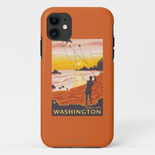 Capa Para iPhone Da Case-Mate Praia & papagaios - Moclips, Washington