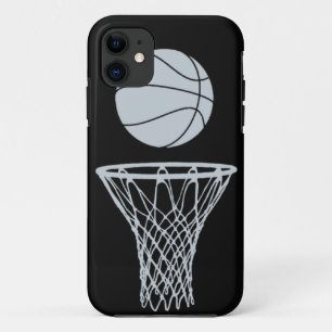 Capa Para iPhone Da Case-Mate prata da silhueta do basquetebol do iPhone 5 no