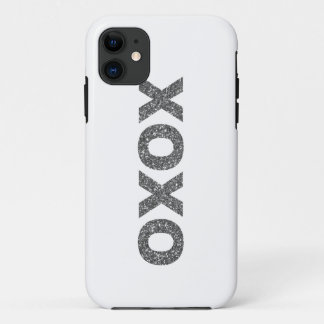 Capa Para iPhone Da Case-Mate Prata XOXO com brilho