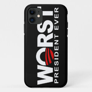Capa Para iPhone Da Case-Mate Presidente Nunca de Wost - anti Obama