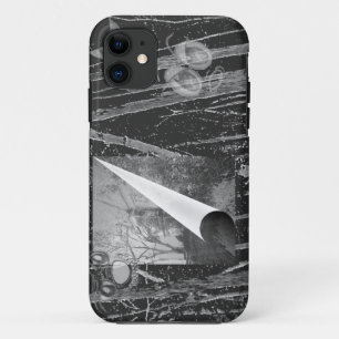 Capa Para iPhone Da Case-Mate Preto Curvo de Página com Maiúsculas e Minúsculas