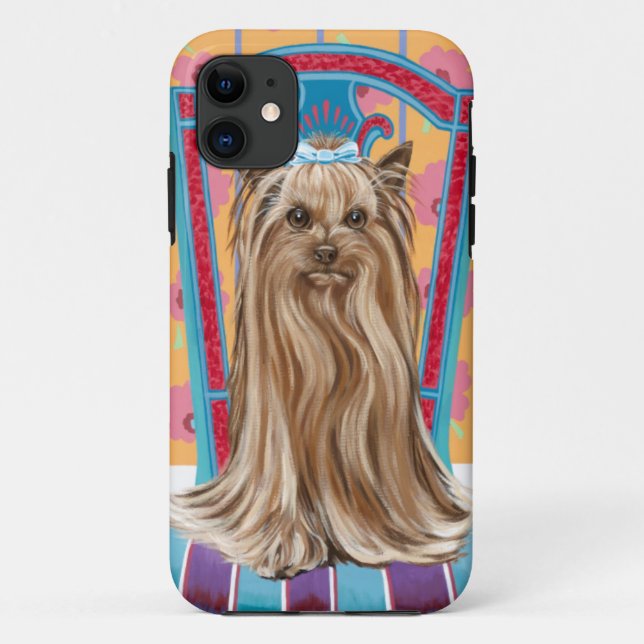Capa Para iPhone Da Case-Mate Princesa Coroa Yorkie (Verso)