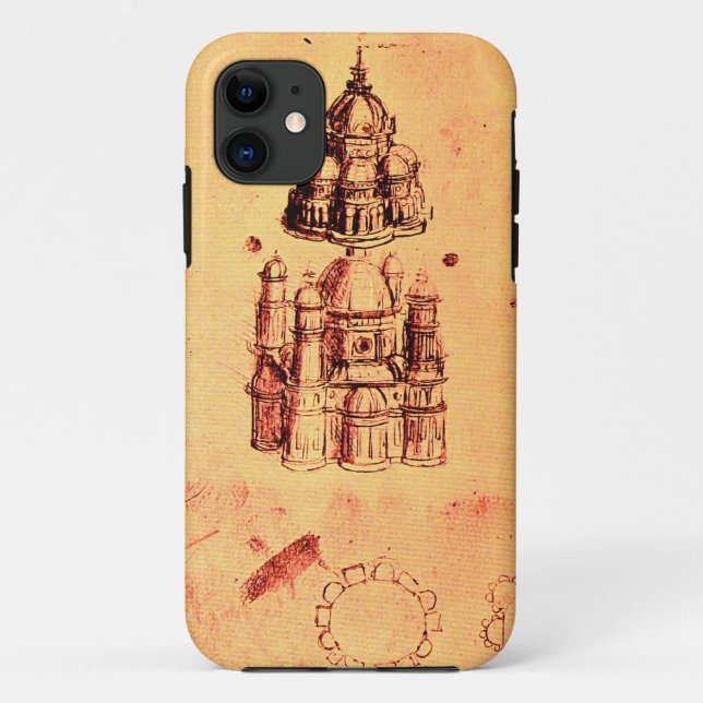 CAPA PARA iPhone DA Case-Mate PROJETO DE ARQUITETURA DE RENAISSÂNCIA,ARQUITETO (Verso)