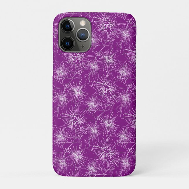 Capa Para iPhone Da Case-Mate Púrpura floral pilly-pilly (Verso)