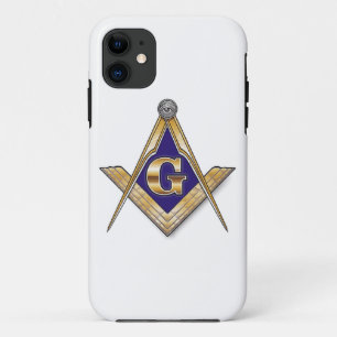 Capa Para iPhone Da Case-Mate Quadrado azul discreto & compassos
