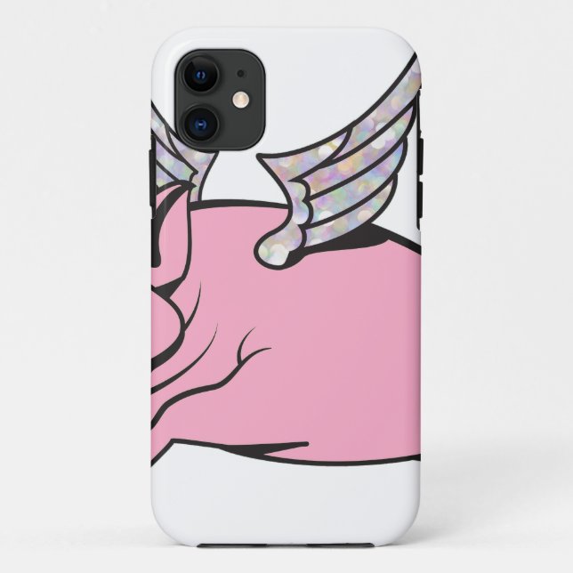 Capa Para iPhone Da Case-Mate quando os suínos voam (Verso)