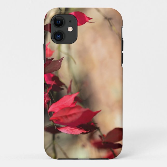 Capa Para iPhone Da Case-Mate Queima da Folhagem do Outono de Bush - Euonymus al (Verso)