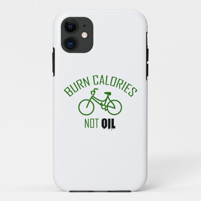 Capa Para iPhone Da Case-Mate Queime calorias, não óleo (Verso)