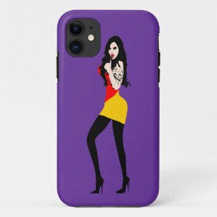 Capa Para iPhone Da Case-Mate ♔ R° ・ Vampiro mortal Rapariga do Vampiro iPh