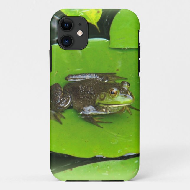 Capa Para iPhone Da Case-Mate Rã-grande em Lilypads (Verso)