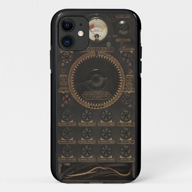 Capa Para iPhone Da Case-Mate Rádio Vintage (Verso)