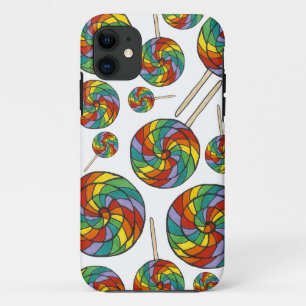 Capa Para iPhone Da Case-Mate Rainbow Swirl Lollipops Lollipops Candy Orgulho