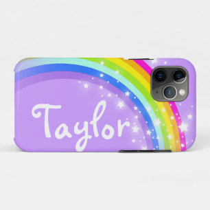Capa Para iPhone Da Case-Mate Rainbow violet púrpura sky e estrela nome persona