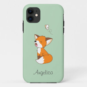 Capa Para iPhone Da Case-Mate Rapariga Sonolenta Pequena Raposa