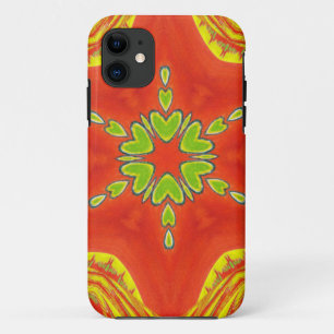 Capa Para iPhone Da Case-Mate Red Dourada Mandala Art Impressão