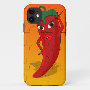 Capa Para iPhone Da Case-Mate Red Pepper Diva Jigsee Quebra-cabeça