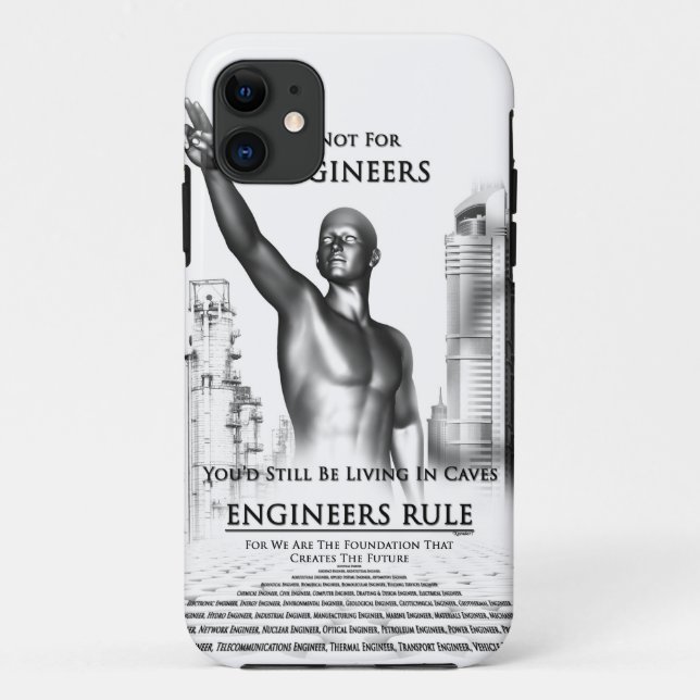 Capa Para iPhone Da Case-Mate Regra de engenheiros (Verso)