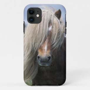 Capa Para iPhone Da Case-Mate Reino Unido, Escócia, Ilhas Shetland, pônei Shetla