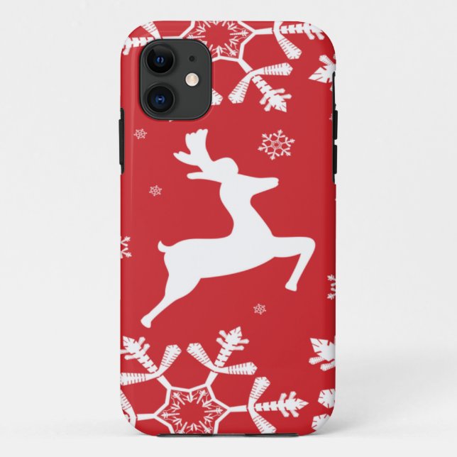 Capa Para iPhone Da Case-Mate Rena do Natal (Verso)