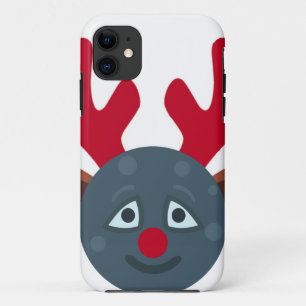 Capa Para iPhone Da Case-Mate rena lua emoji de natal