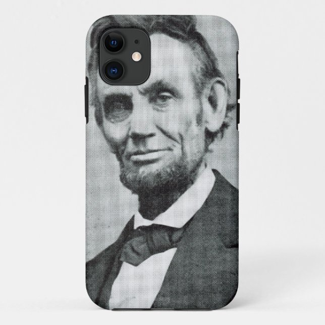 Capa Para iPhone Da Case-Mate Retrato de Abe Lincoln 1 (Verso)